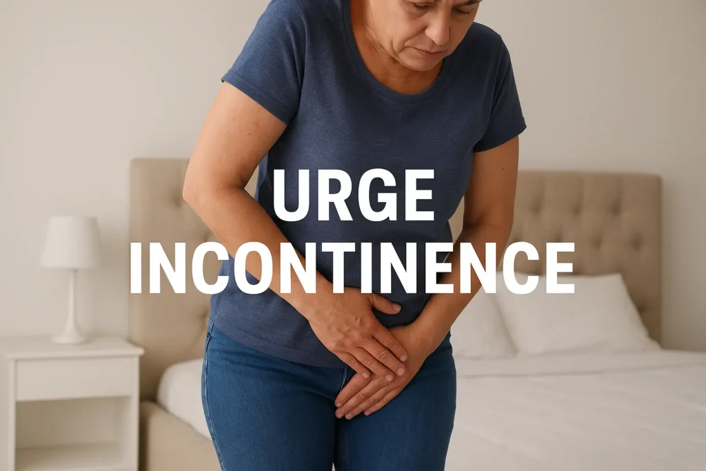 how to manage urge incontinence Blackpool symptoms