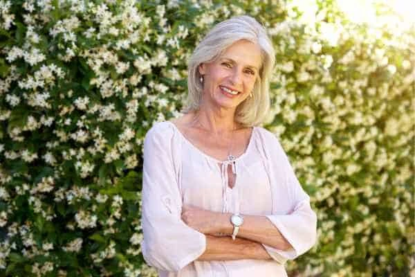 Older woman happy with urinary incontinence treatment Blackpool