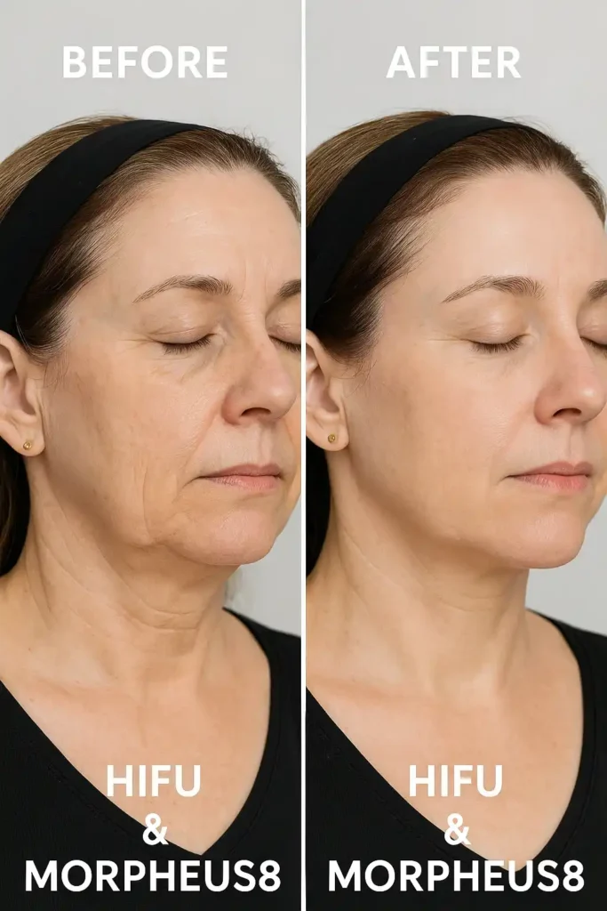 HIFU & Morpheus8 treatment results Blackpool - book in today!