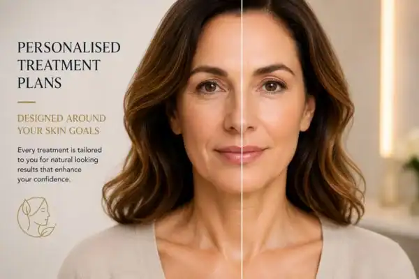 Before and after results of Collagen Lift Therapy Blackpool